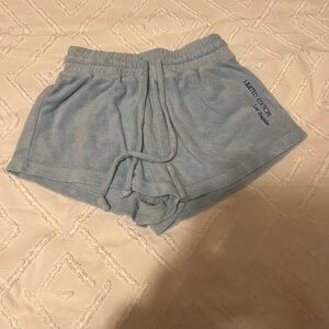 Forever 21 Blue terry cloth lounge shorts